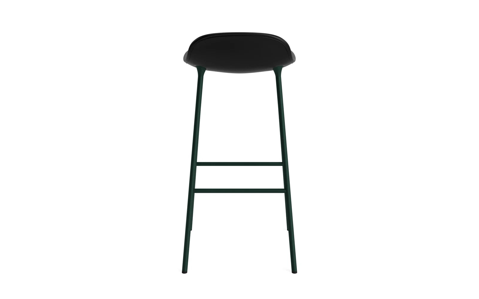 Form Barstuhl 75 cm gepolstert Stahl grün Ultra in Ultra 41599 präsentiert im Onlineshop von KAQTU Design AG. Barstuhl ist von Normann Copenhagen