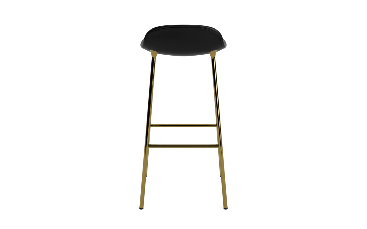 Form Barstuhl 75 cm gepolstert Messing Ultra in Ultra 41599 präsentiert im Onlineshop von KAQTU Design AG. Barstuhl ist von Normann Copenhagen