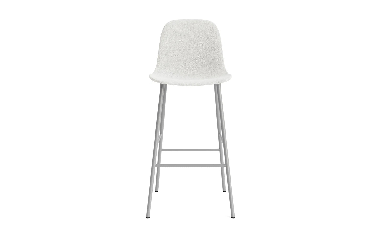 Form Barstuhl 75 cm gepolstert  Grau Stahl Hallingdal in Hallingdal 110 präsentiert im Onlineshop von KAQTU Design AG. Barstuhl ist von Normann Copenhagen
