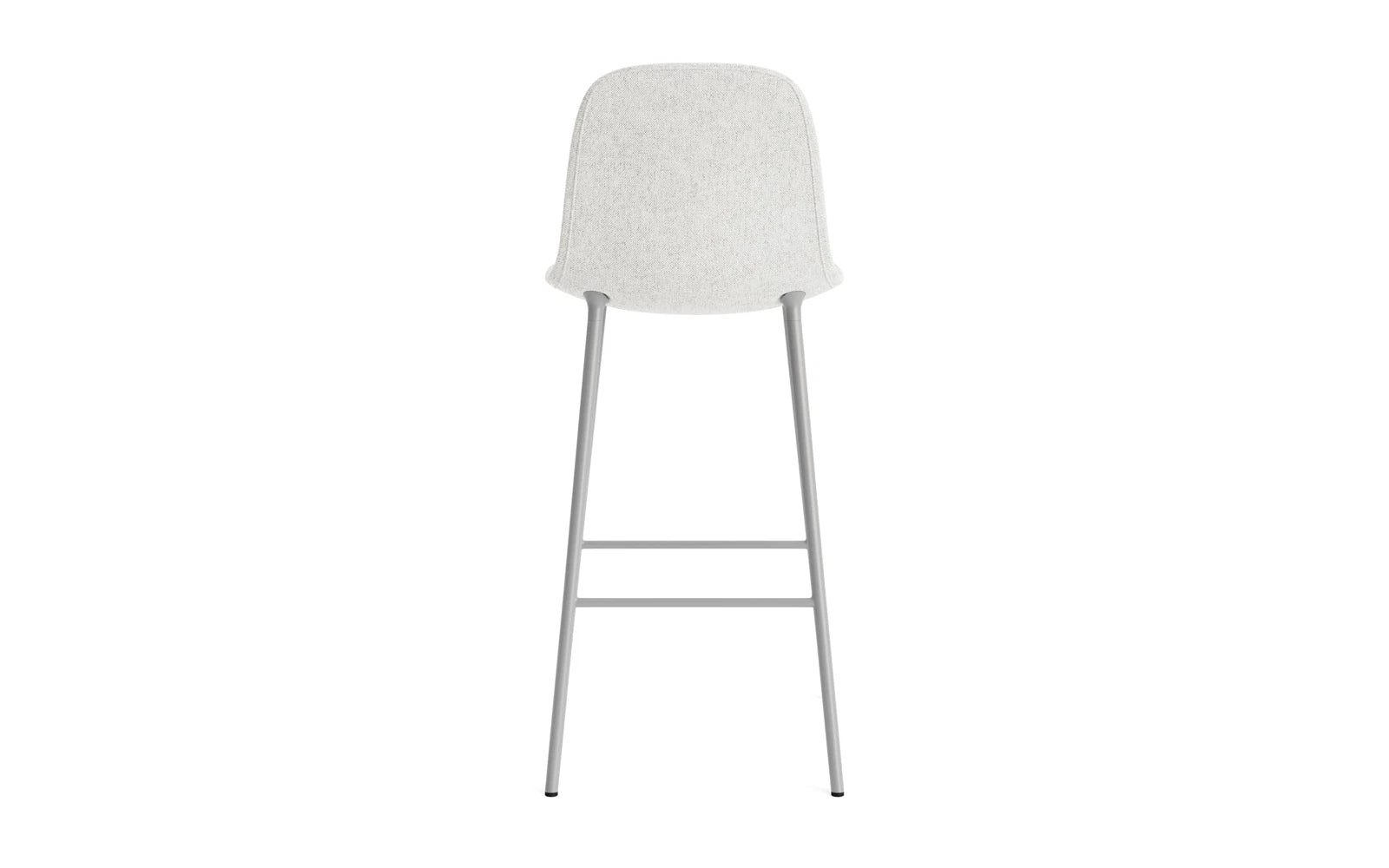 Form Barstuhl 75 cm gepolstert  Grau Stahl Hallingdal in Hallingdal 110 präsentiert im Onlineshop von KAQTU Design AG. Barstuhl ist von Normann Copenhagen
