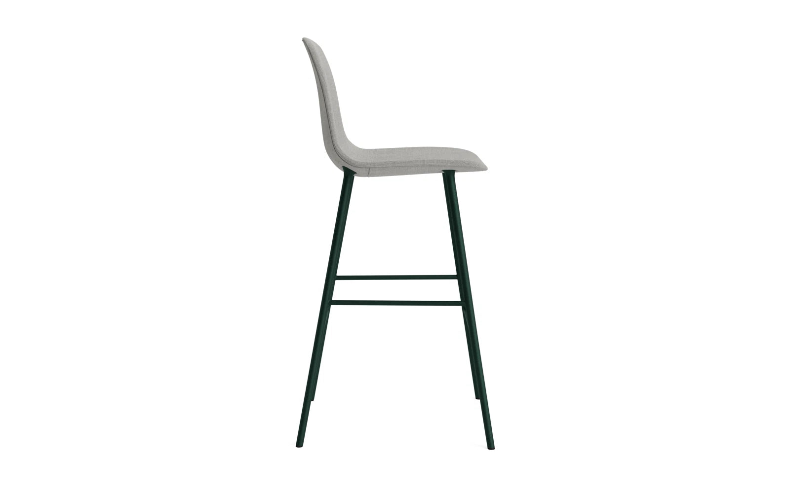 Form Barstuhl 75 cm gepolstert Grün Stahl Remix in Remix 133 präsentiert im Onlineshop von KAQTU Design AG. Barstuhl ist von Normann Copenhagen