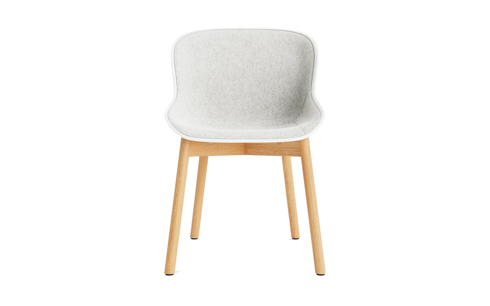 Hyg Stuhl Frontpolster Eiche Weiss/Hallingdal in Hallingdal 110 präsentiert im Onlineshop von KAQTU Design AG. Stuhl ist von Normann Copenhagen