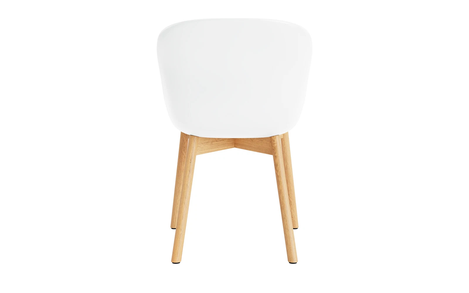 Hyg Stuhl Frontpolster Eiche Weiss/Hallingdal in Hallingdal 110 präsentiert im Onlineshop von KAQTU Design AG. Stuhl ist von Normann Copenhagen