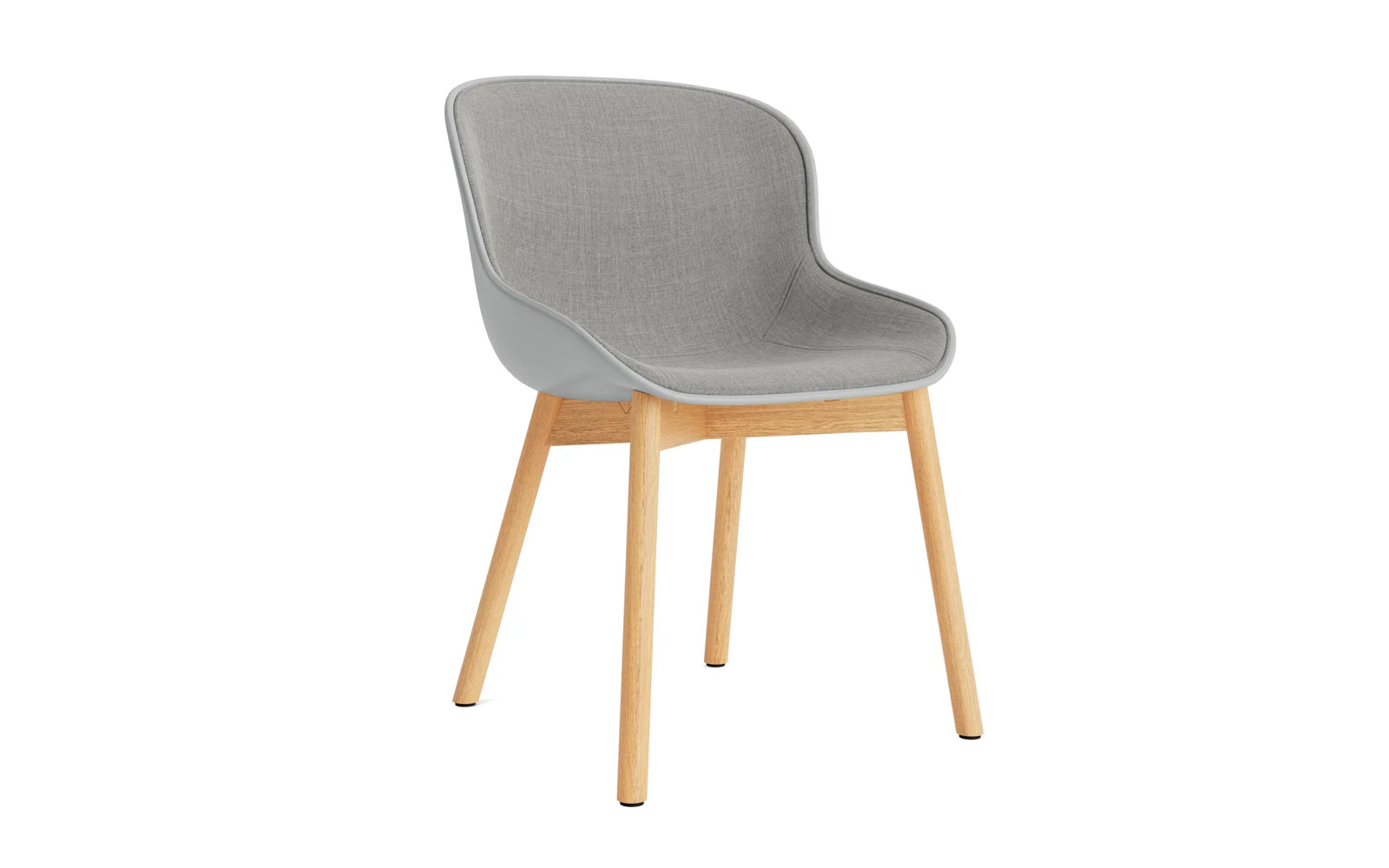 Hyg Stuhl Polster Eiche Grau/Remix in Remix 133 präsentiert im Onlineshop von KAQTU Design AG. Stuhl ist von Normann Copenhagen