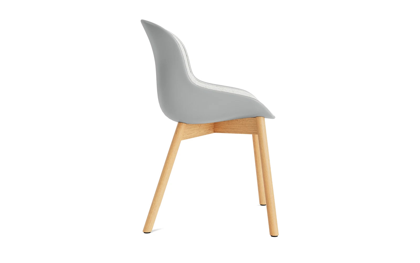 Hyg Stuhl Polster Eiche Grau/Hallingdal in Hallingdal 110 präsentiert im Onlineshop von KAQTU Design AG. Stuhl ist von Normann Copenhagen