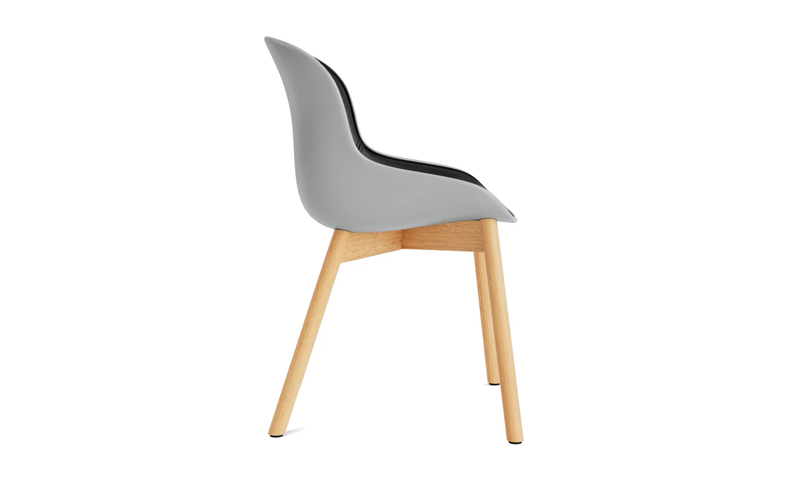 Hyg Stuhl Polster Eiche Grau/Ultra in Ultra 41599 präsentiert im Onlineshop von KAQTU Design AG. Stuhl ist von Normann Copenhagen