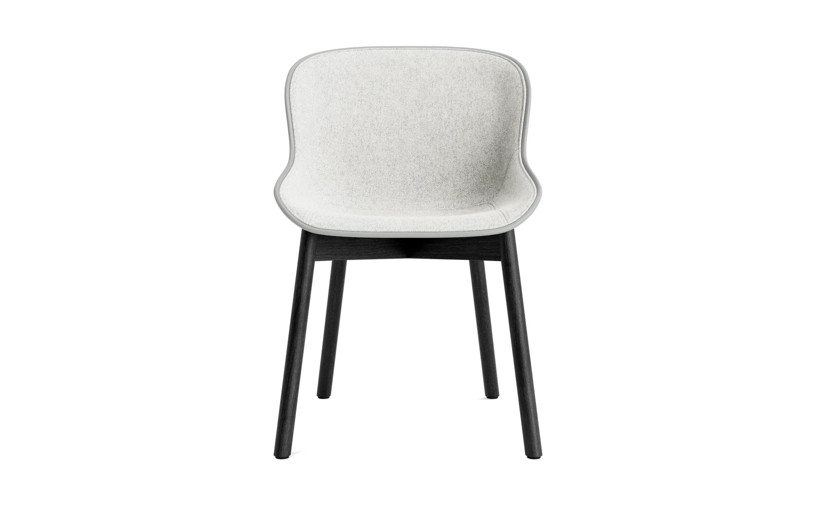 Hyg Stuhl Polster Schwarze Eiche Grau/Hallingdal in Hallingdal 110 präsentiert im Onlineshop von KAQTU Design AG. Stuhl ist von Normann Copenhagen