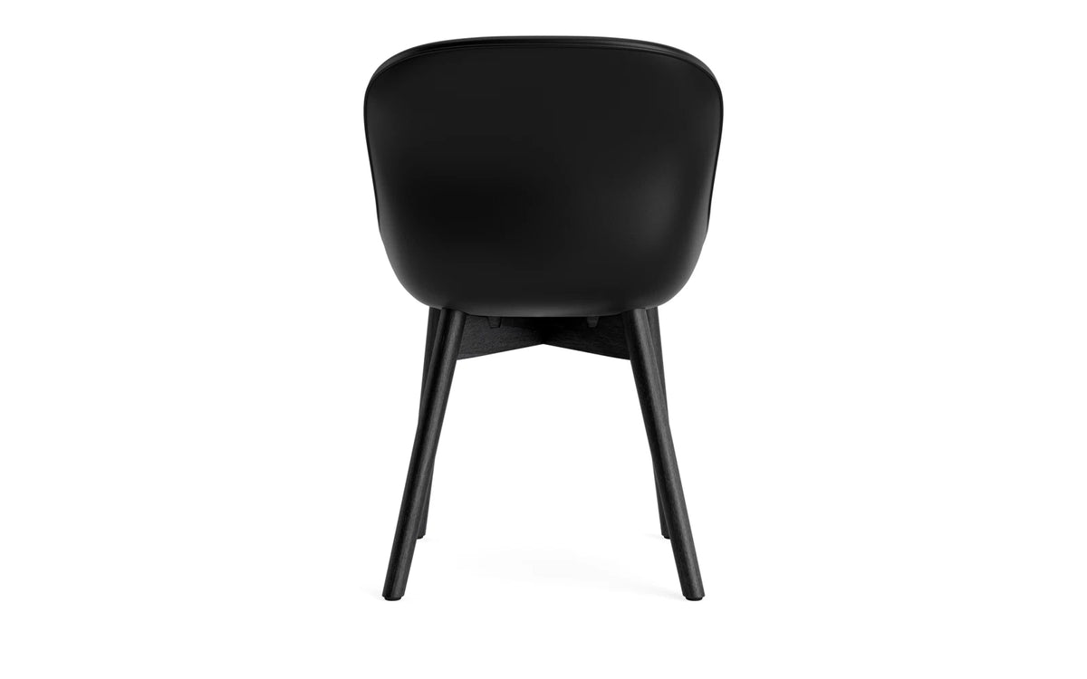 Hyg Stuhl vollpolster schwarze Eiche Ultra Leder in Ultra 41599 präsentiert im Onlineshop von KAQTU Design AG. Stuhl ist von Normann Copenhagen