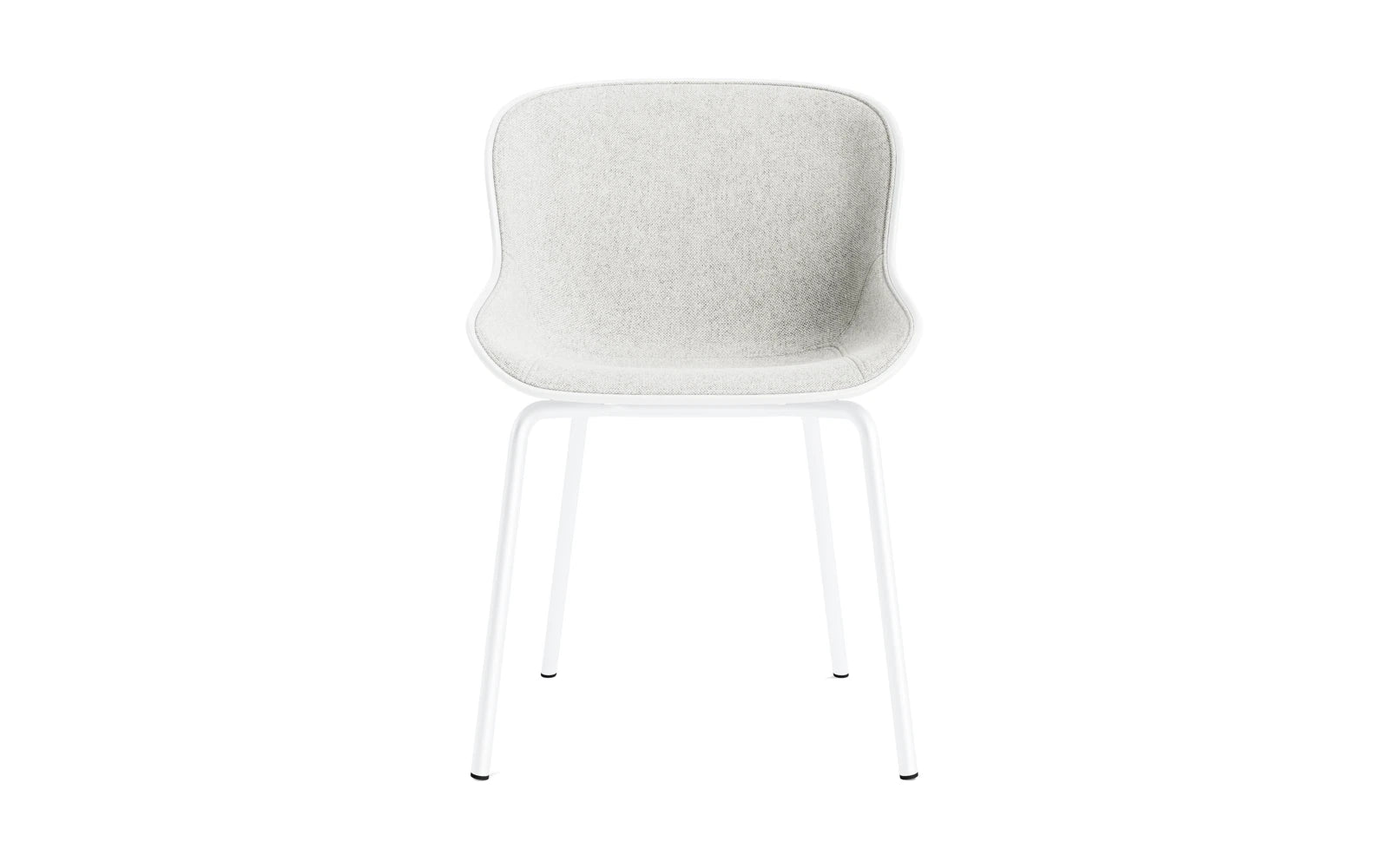 Hyg Stuhl Frontpolster Weiss stahl Weiss/Hallingdal in Hallingdal 110 präsentiert im Onlineshop von KAQTU Design AG. Stuhl ist von Normann Copenhagen