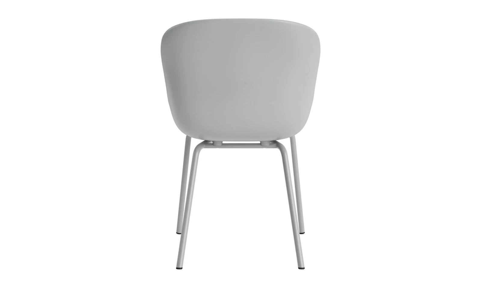 Hyg Stuhl Frontpolster Grau Stahl Grau/Hallingdal in Hallingdal 110 präsentiert im Onlineshop von KAQTU Design AG. Stuhl ist von Normann Copenhagen