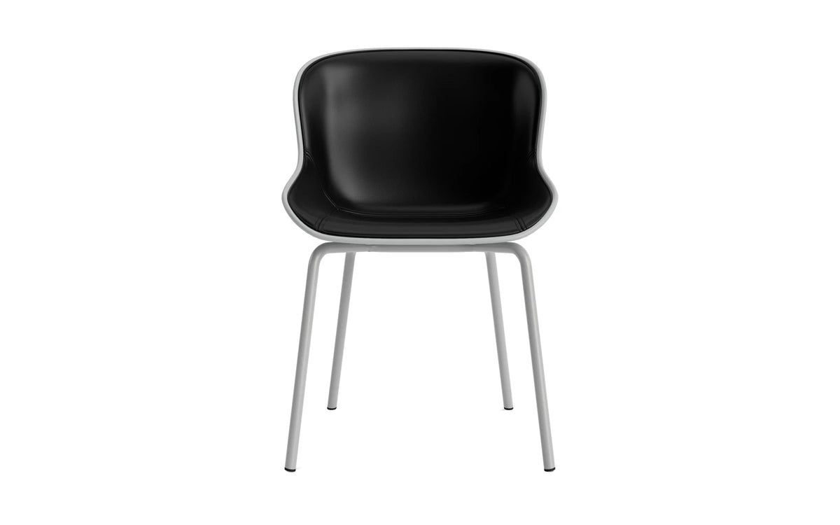 Hyg Stuhl Frontpolster Grau Stahl Grau/Ultra in Ultra 41599 präsentiert im Onlineshop von KAQTU Design AG. Stuhl ist von Normann Copenhagen