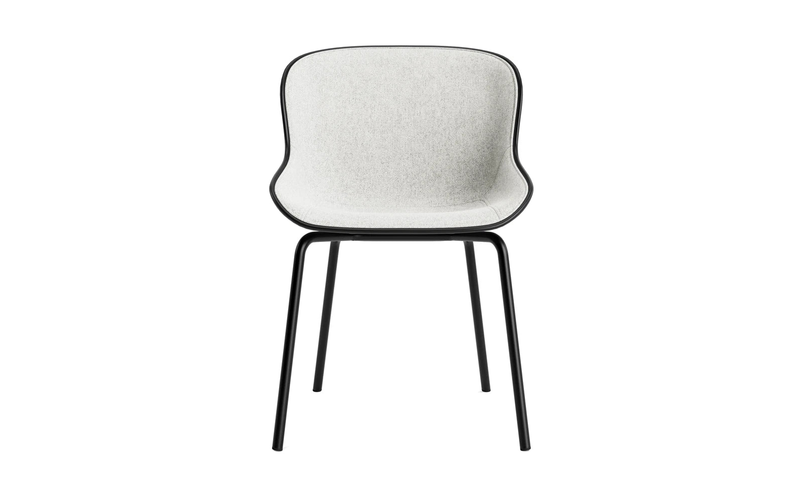 Hyg Stuhl Frontpolster Schwartz Stahl Schwartz/Hallingdal in Hallingdal 110 präsentiert im Onlineshop von KAQTU Design AG. Stuhl ist von Normann Copenhagen