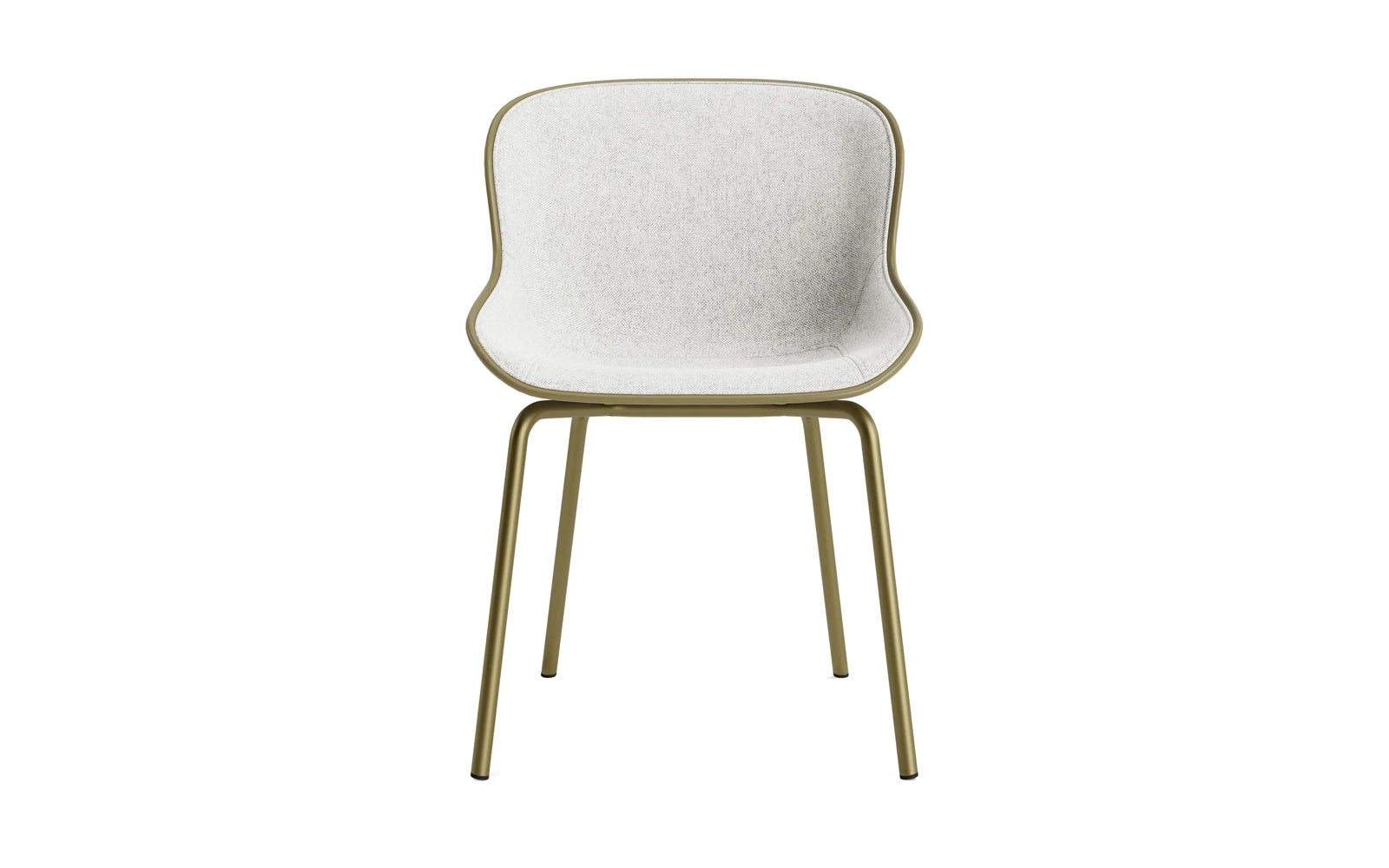 Hyg Stuhl Frontpolster Olive stahl Olive/Hallingdal in Hallingdal 110 präsentiert im Onlineshop von KAQTU Design AG. Stuhl ist von Normann Copenhagen