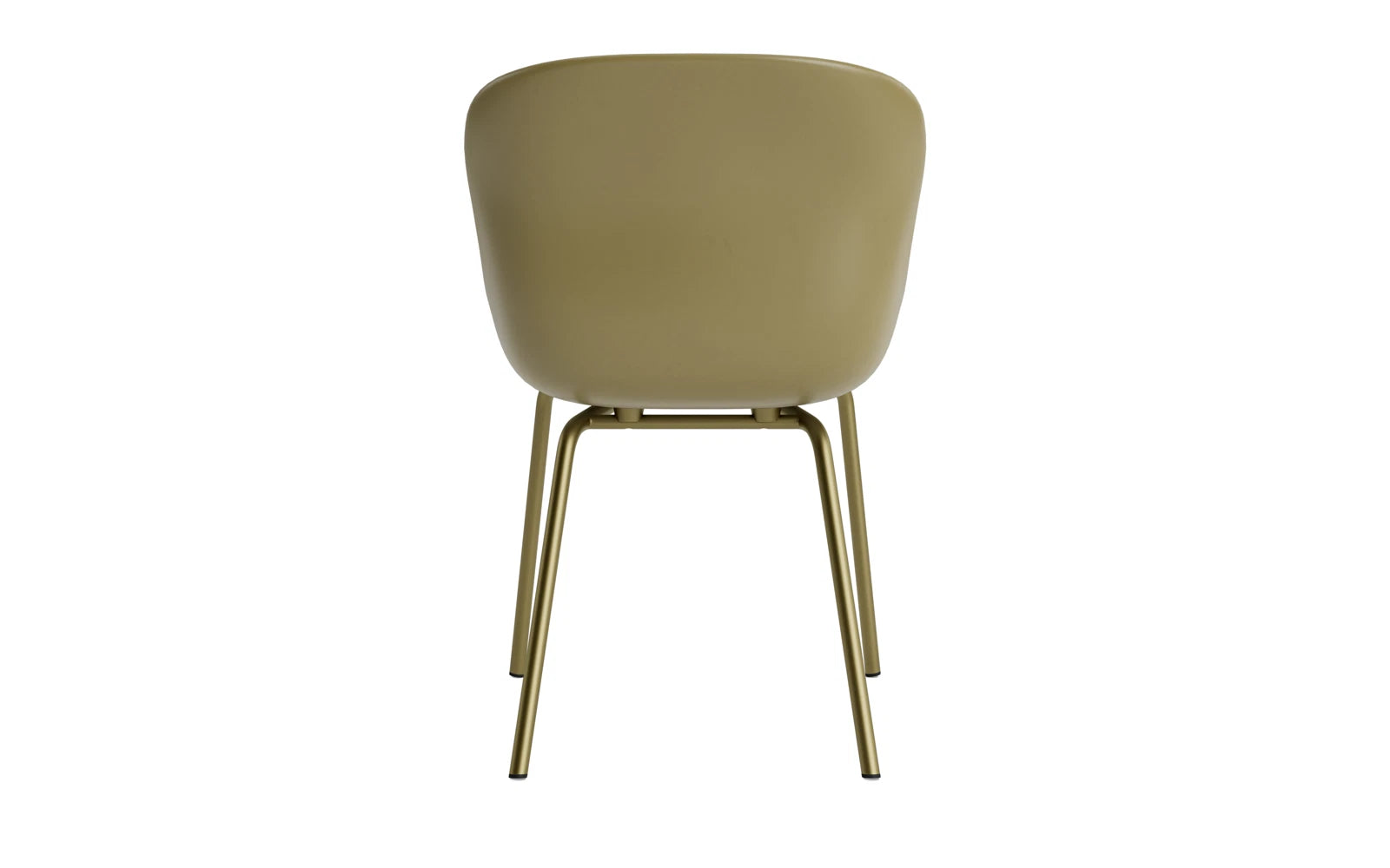 Hyg Stuhl Frontpolster Olive stahl Olive/Ultra in Ultra 41599 präsentiert im Onlineshop von KAQTU Design AG. Stuhl ist von Normann Copenhagen