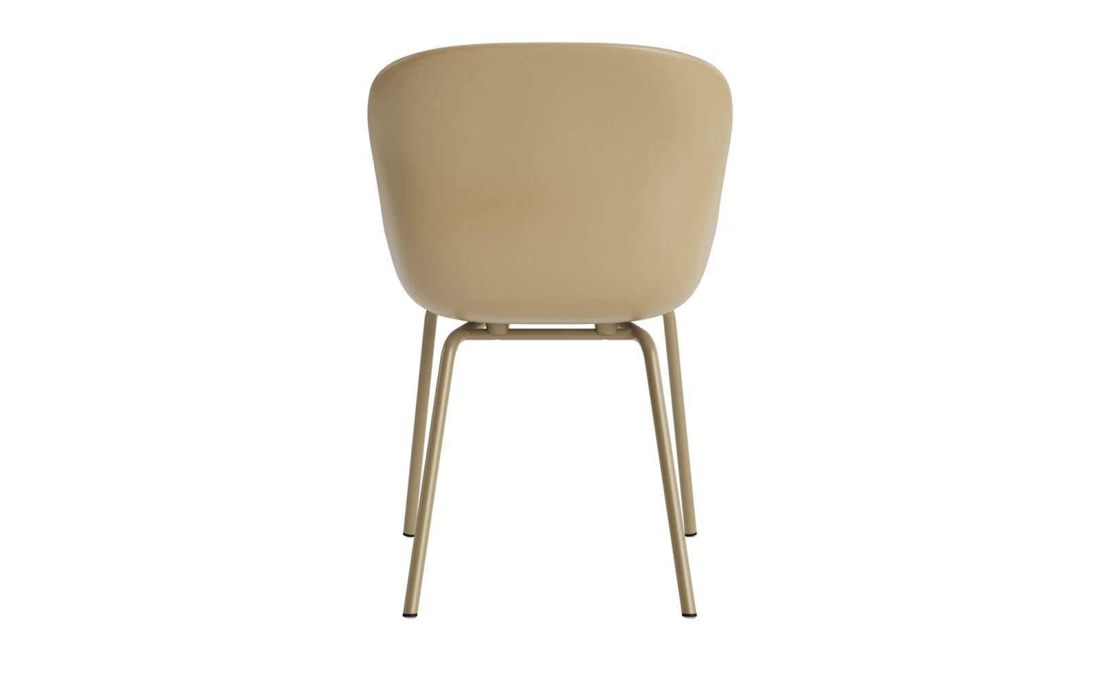 Eleganter Hyg Stuhl in Sand mit Frontpolster von Normann Copenhagen.