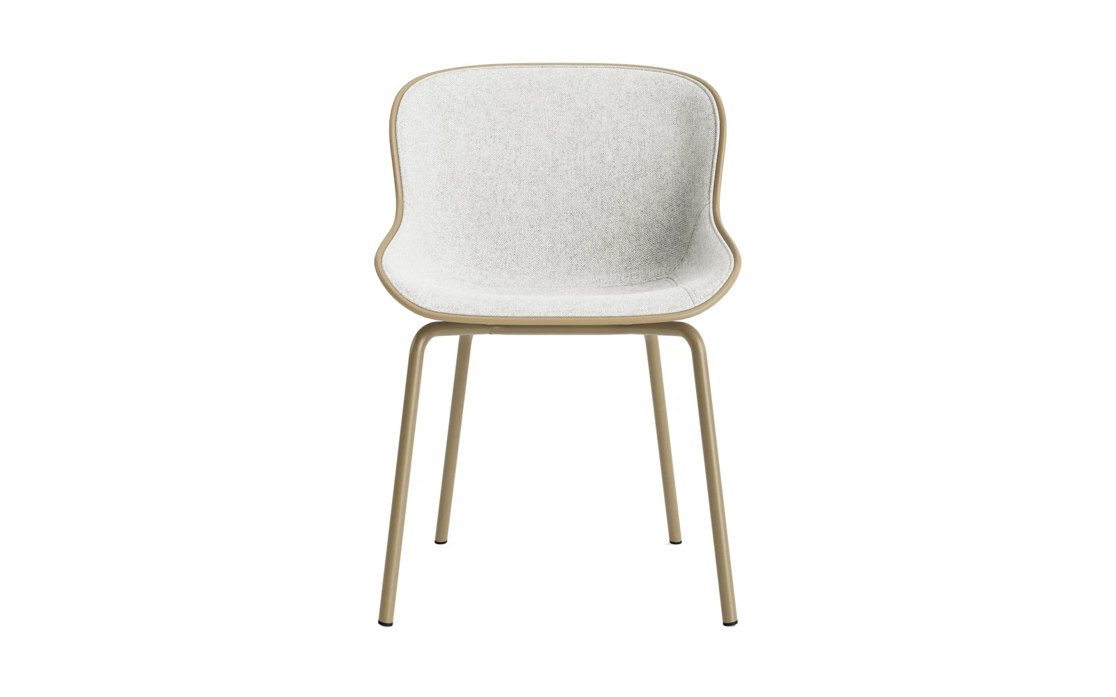 Hyg Stuhl Frontpolster Sand Stahl Sand/Hallingdal in Hallingdal 110 präsentiert im Onlineshop von KAQTU Design AG. Stuhl ist von Normann Copenhagen