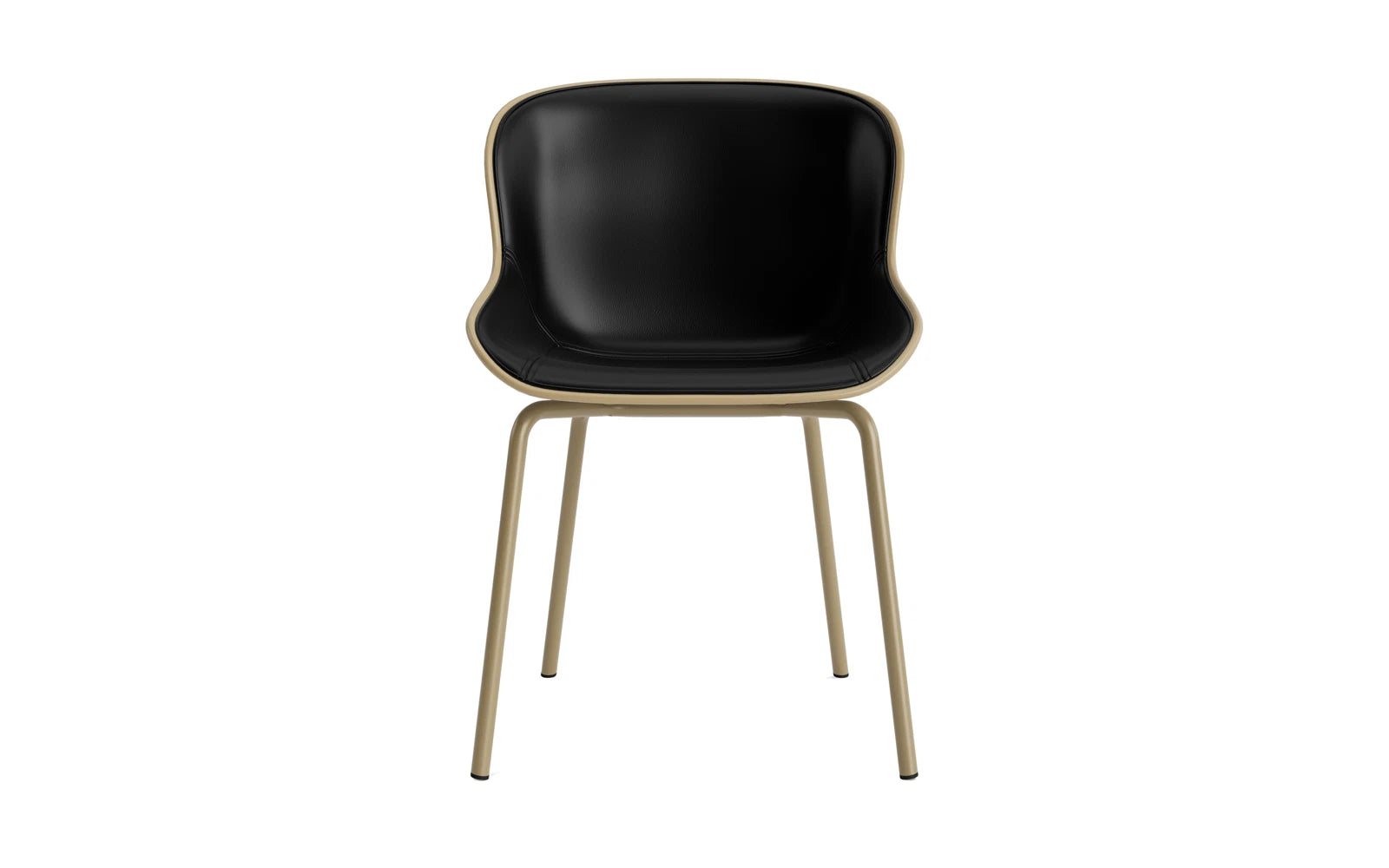 Hyg Stuhl Frontpolster Sand Stahl Sand/Ultra in Ultra 41599 präsentiert im Onlineshop von KAQTU Design AG. Stuhl ist von Normann Copenhagen