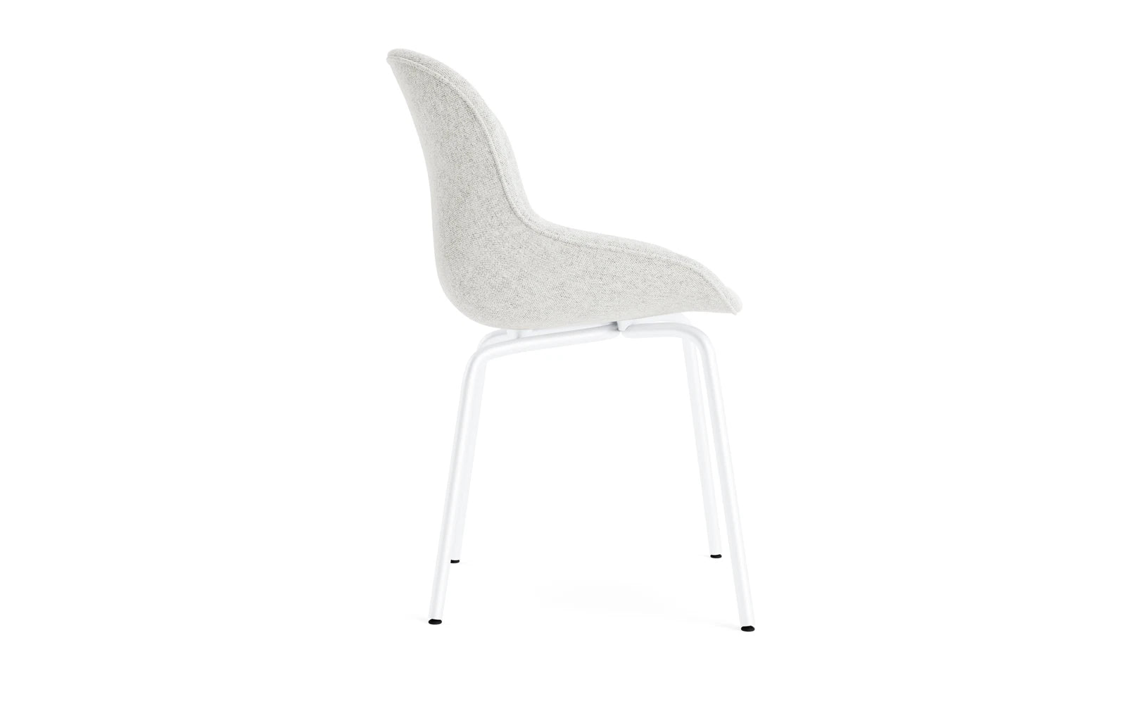 Hyg Stuhl gepolstert Weiss stahl Hallingdal in Hallingdal 110 präsentiert im Onlineshop von KAQTU Design AG. Stuhl ist von Normann Copenhagen
