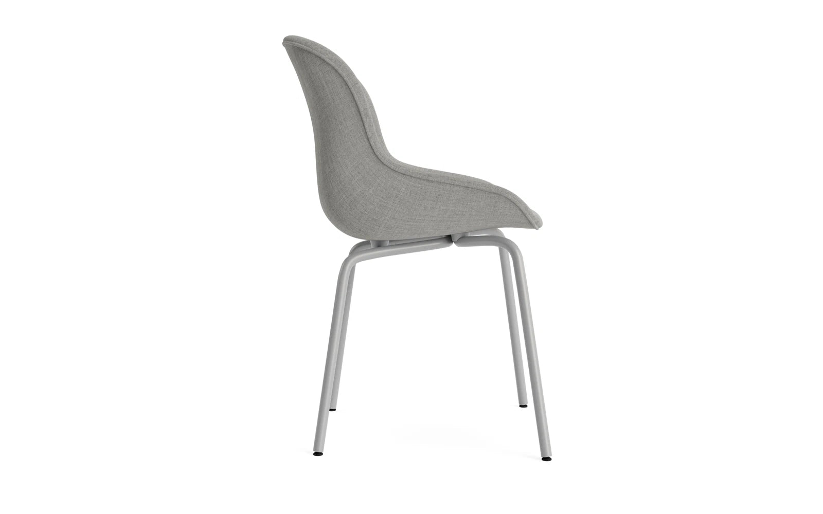 Hyg Stuhl gepolstert Grau stahl Remix in Remix 133 präsentiert im Onlineshop von KAQTU Design AG. Stuhl ist von Normann Copenhagen