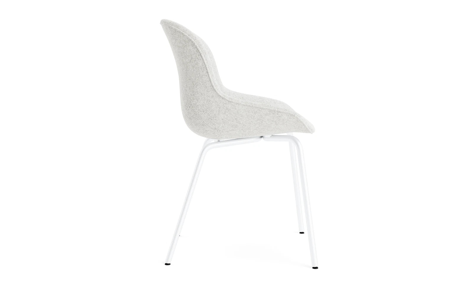 Hyg Comfort Stuhl Vollpolster Weiss stahl Hallingdal in Hallingdal 110 präsentiert im Onlineshop von KAQTU Design AG. Stuhl ist von Normann Copenhagen