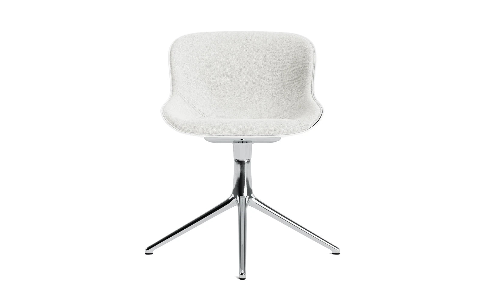 Hyg Drehstuhl 4B gepolstert Alu Weiss/Hallingdal in Hallingdal 110 präsentiert im Onlineshop von KAQTU Design AG. Drehstuhl ist von Normann Copenhagen