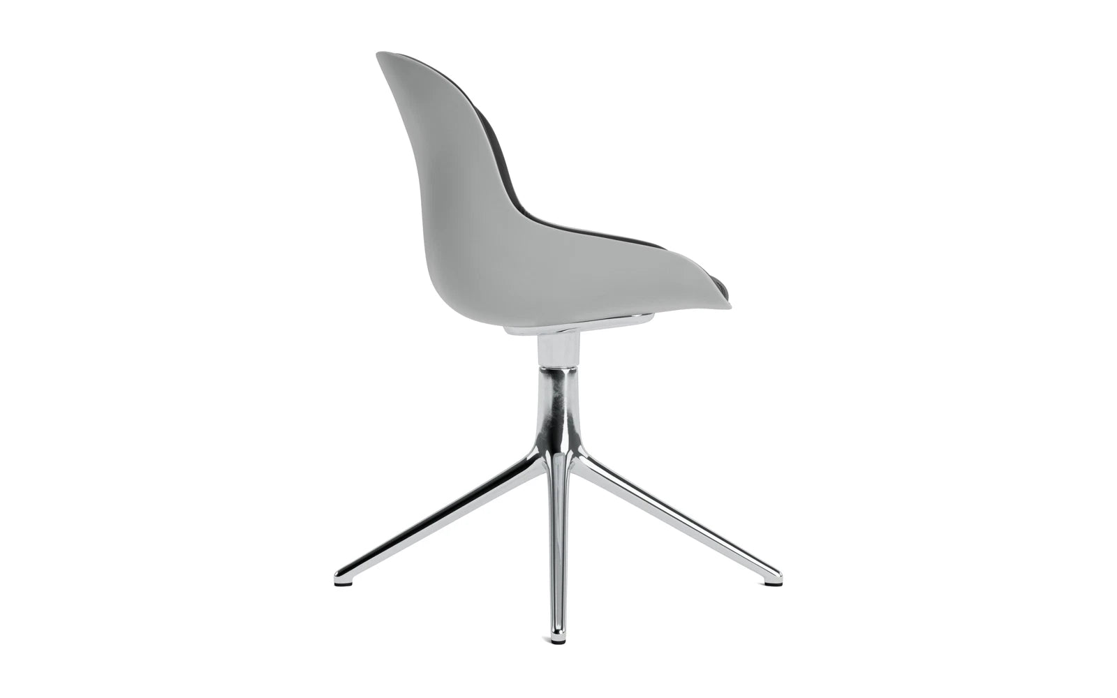 Hyg Drehstuhl 4B gepolstert Alu Grau/Ultra in Ultra 41599 präsentiert im Onlineshop von KAQTU Design AG. Drehstuhl ist von Normann Copenhagen