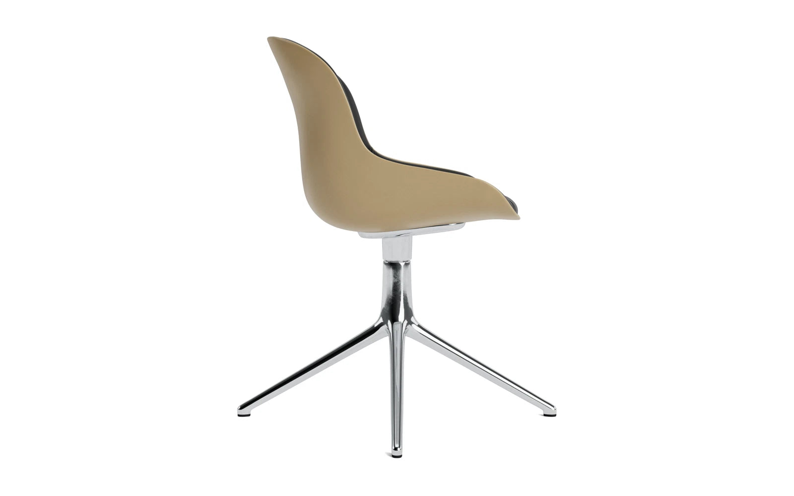 Hyg Drehstuhl 4B gepolstert Alu Sand/Ultra in Ultra 41599 präsentiert im Onlineshop von KAQTU Design AG. Drehstuhl ist von Normann Copenhagen