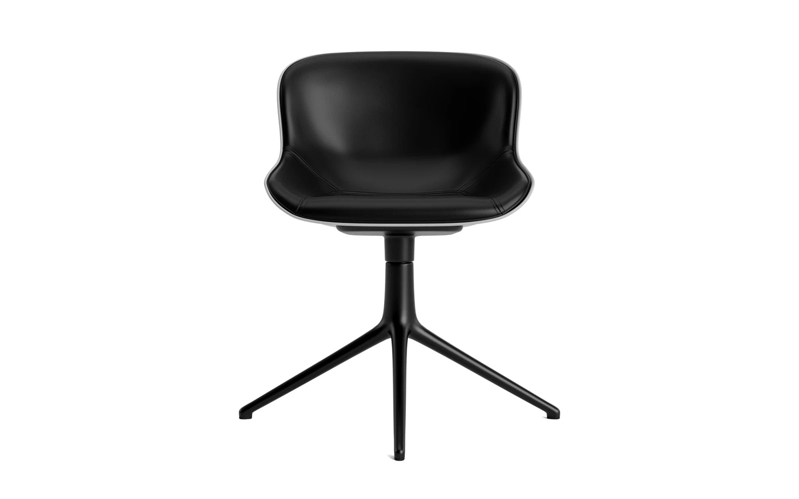 Hyg Drehstuhl 4B gepolstert Schwartz Alu Grau/Ultra in Ultra 41599 präsentiert im Onlineshop von KAQTU Design AG. Drehstuhl ist von Normann Copenhagen