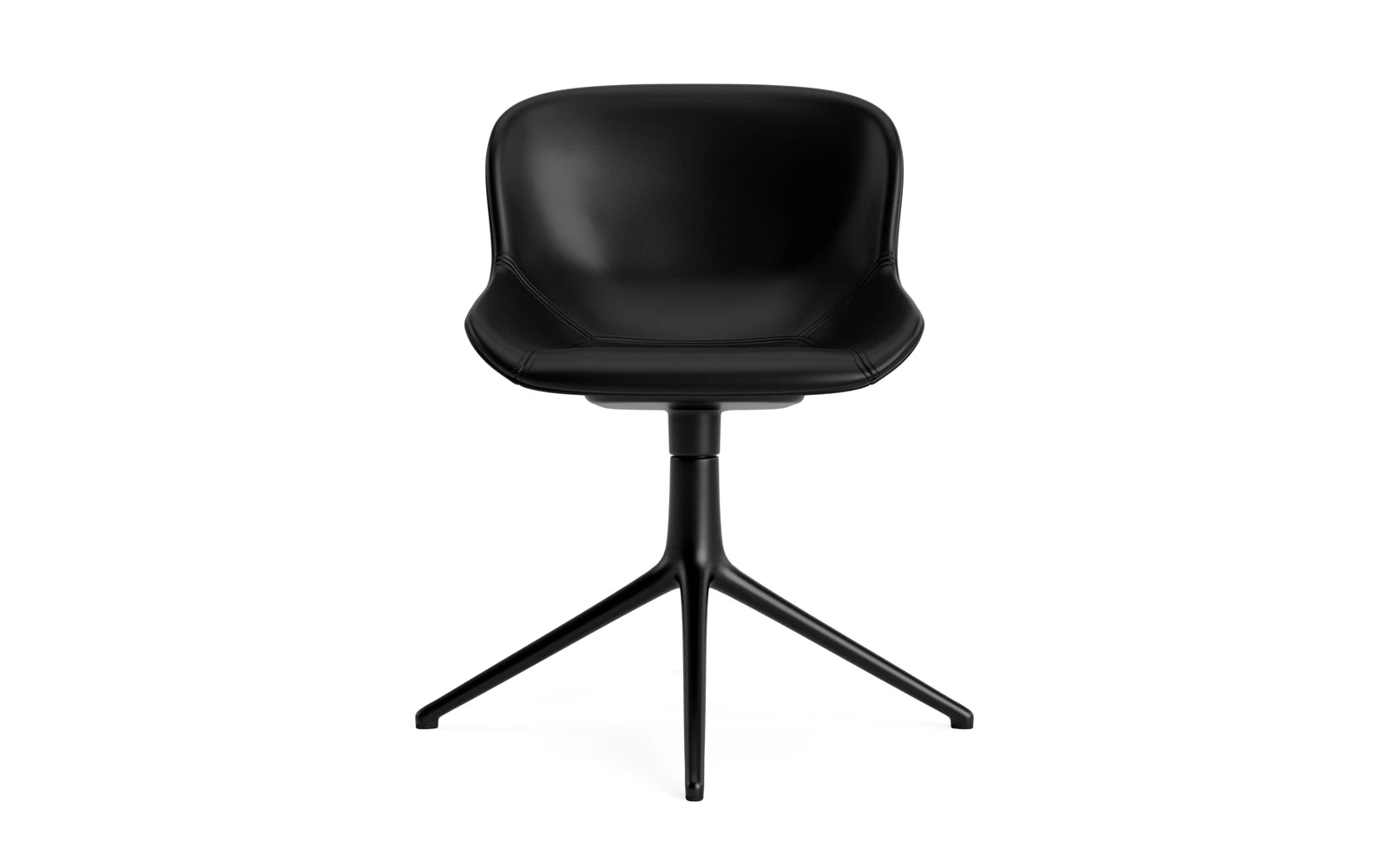 Der Hyg Drehstuhl von Normann Copenhagen vereint dänische Hygge mit Komfort. Wählen Sie aus hochwertigen Stoffen und Leder für ein gemütliches Ambiente.