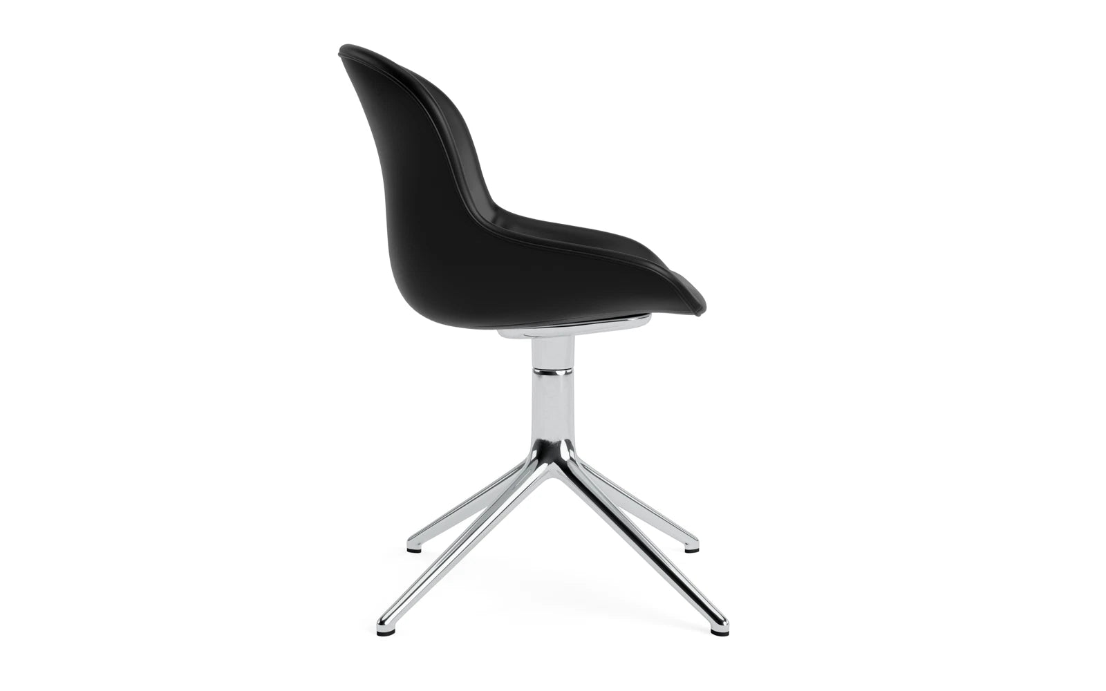 Hyg Comfort Stuhl Vollpolster aluminium Ultra Leder in Ultra 41599 präsentiert im Onlineshop von KAQTU Design AG. Stuhl ist von Normann Copenhagen