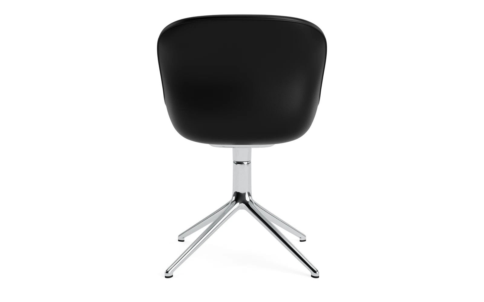 Hyg Comfort Stuhl Vollpolster aluminium Ultra Leder in Ultra 41599 präsentiert im Onlineshop von KAQTU Design AG. Stuhl ist von Normann Copenhagen