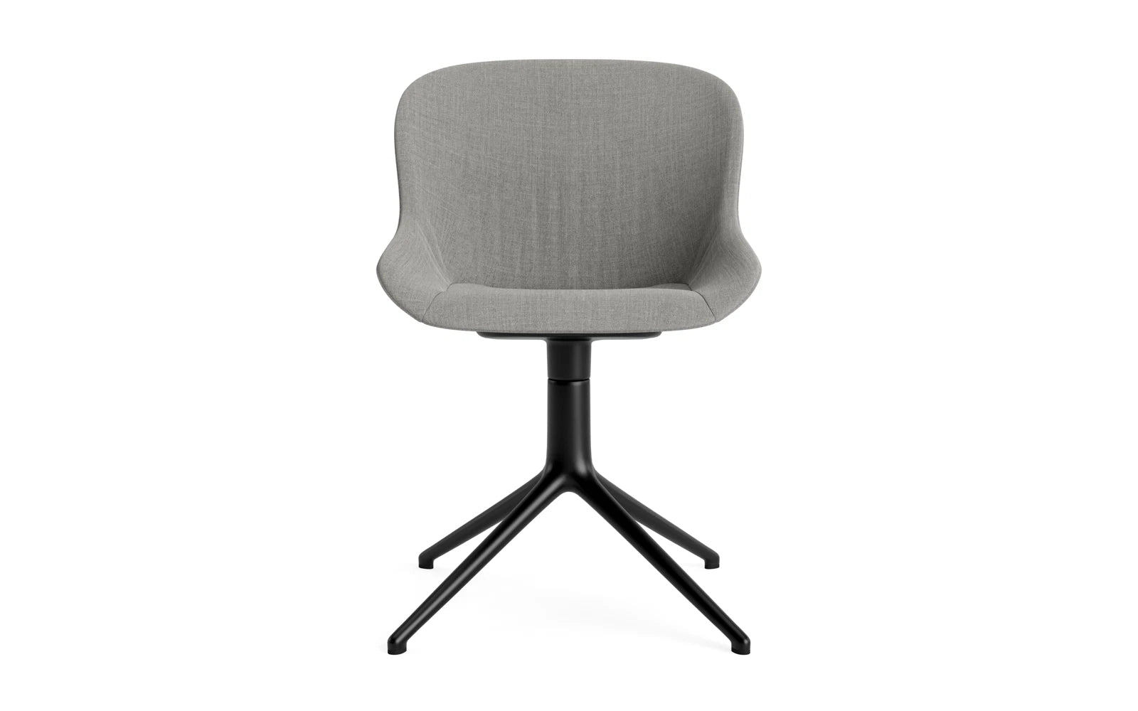Hyg Comfort Drehstuhl 4B gepolstert Schwarz Alu Remix in Remix 133 präsentiert im Onlineshop von KAQTU Design AG. Drehstuhl ist von Normann Copenhagen