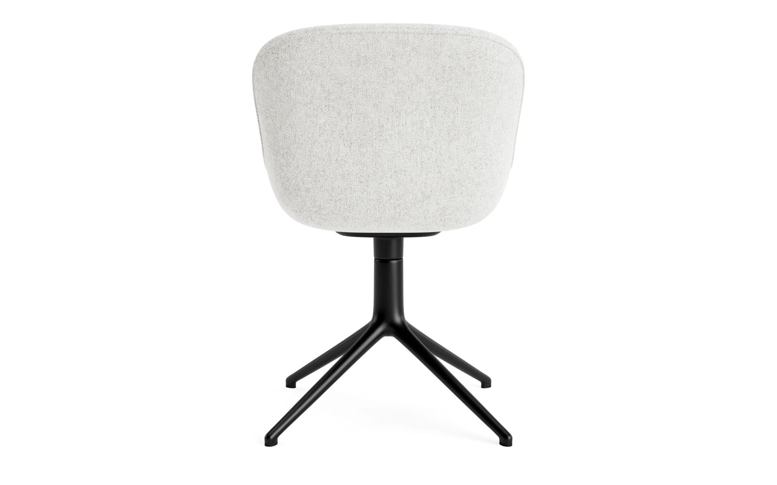 Hyg Comfort Drehstuhl 4B gepolstert Schwartz Alu Hallingdal in Hallingdal 110 präsentiert im Onlineshop von KAQTU Design AG. Drehstuhl ist von Normann Copenhagen