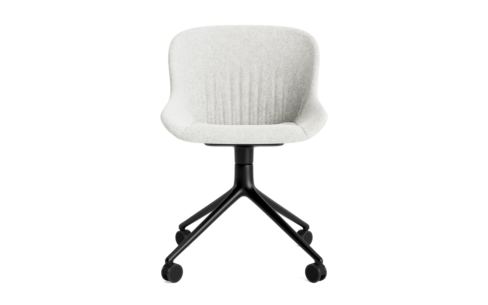 Hyg Comfort Drehstuhl 4W Vollpolster Schwarzes Aluminium Hallingdal in Hallingdal 110 präsentiert im Onlineshop von KAQTU Design AG. Drehstuhl ist von Normann Copenhagen
