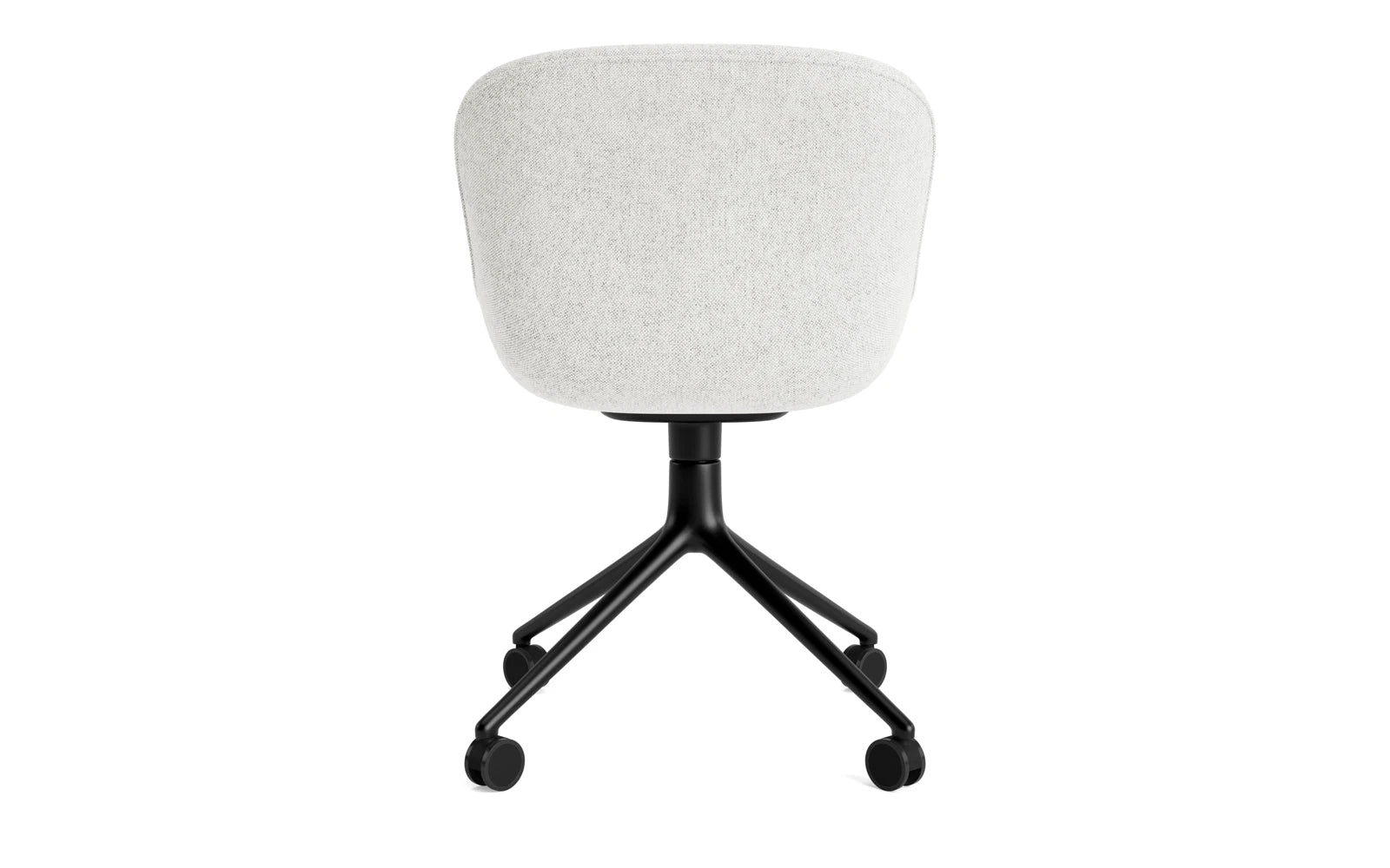 Hyg Comfort Drehstuhl 4W Vollpolster Schwarzes Aluminium Hallingdal in Hallingdal 110 präsentiert im Onlineshop von KAQTU Design AG. Drehstuhl ist von Normann Copenhagen