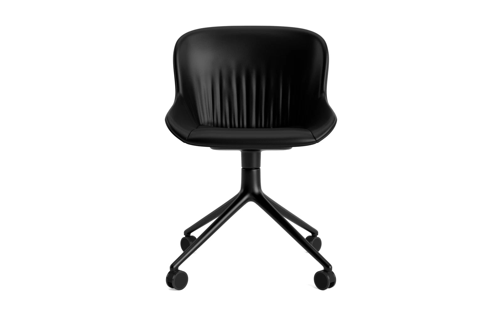Hyg Comfort Drehstuhl 4W Vollpolster Schwarzes Aluminium Ultra in Ultra 41599 präsentiert im Onlineshop von KAQTU Design AG. Drehstuhl ist von Normann Copenhagen