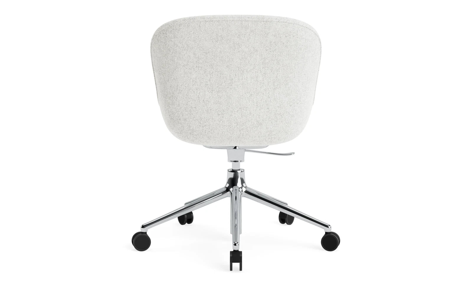Hyg Comfort Drehsessel mit 5 Rollen Gas Lift Polster Alu Hallingdal in Hallingdal 110 präsentiert im Onlineshop von KAQTU Design AG. Sessel ist von Normann Copenhagen