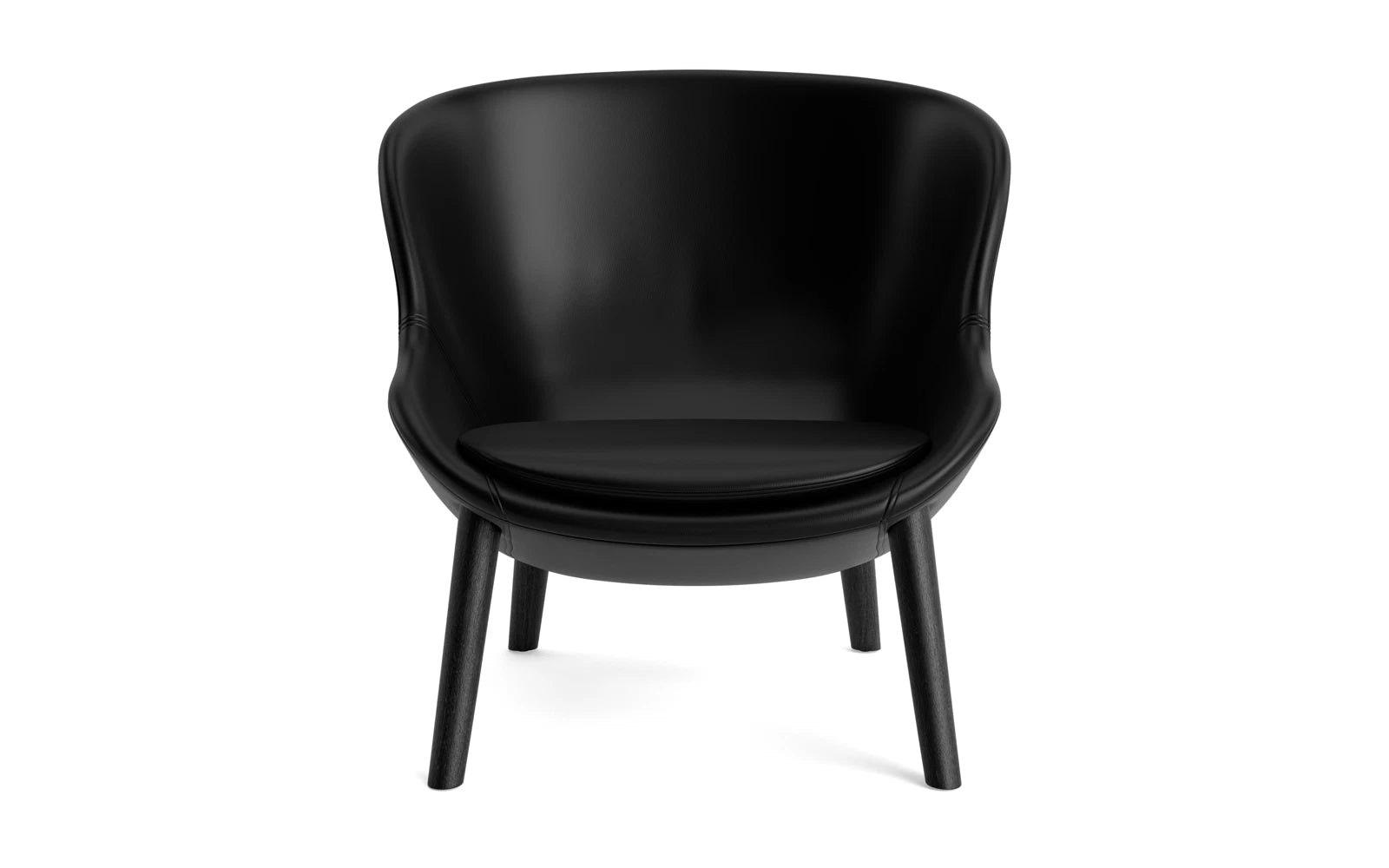 Hyg Lounge-Sessel niedrig Schwarz Eiche Ultra in Ultra 41599 präsentiert im Onlineshop von KAQTU Design AG. Sessel ist von Normann Copenhagen