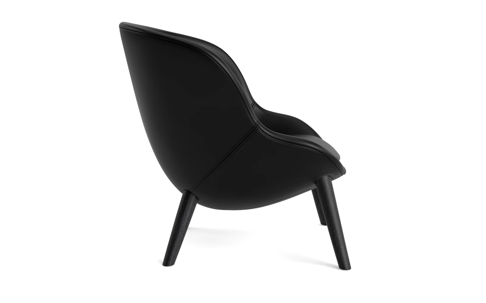 Hyg Lounge-Sessel niedrig Schwarz Eiche Ultra in Ultra 41599 präsentiert im Onlineshop von KAQTU Design AG. Sessel ist von Normann Copenhagen
