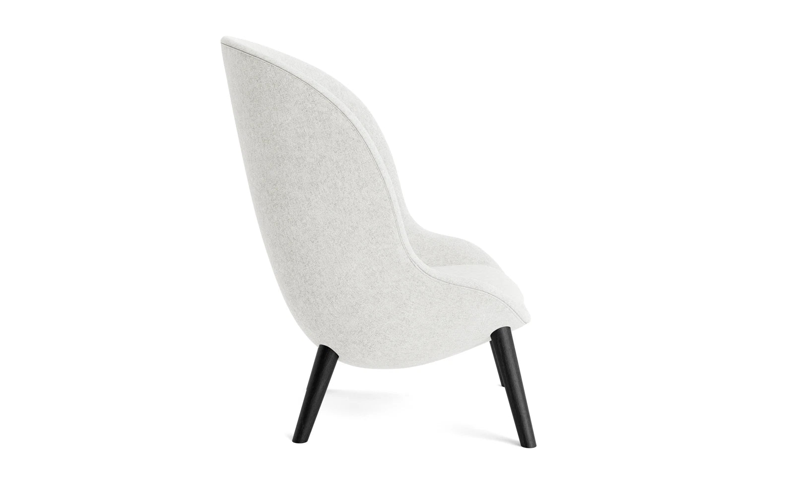 Hyg Lounge-Sessel Hoch schwarze Eiche Hallingdal in Hallingdal 110 präsentiert im Onlineshop von KAQTU Design AG. Sessel ist von Normann Copenhagen
