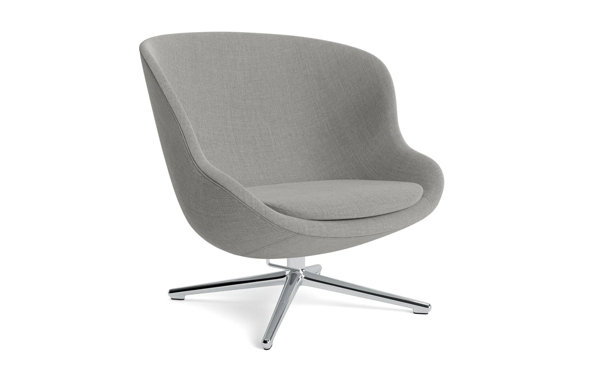 Hyg Lounge-Sessel Niedrig mit Drehgestell Aluminium Tilt Remix in Remix 133 präsentiert im Onlineshop von KAQTU Design AG. Drehsessel ist von Normann Copenhagen