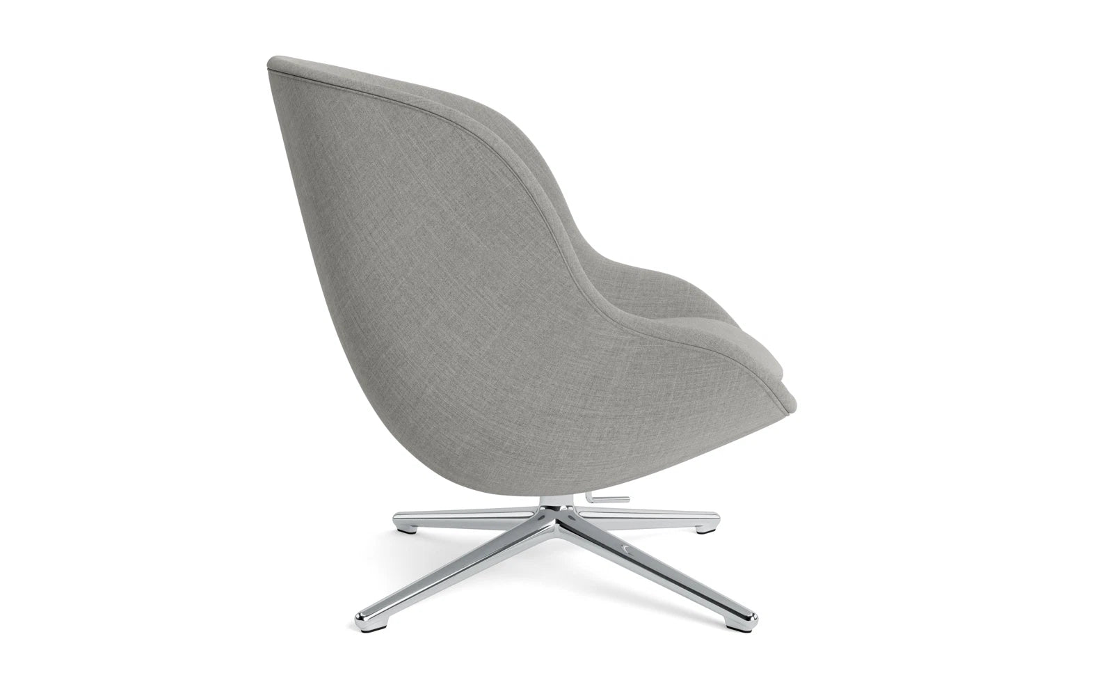Hyg Lounge-Sessel Niedrig mit Drehgestell Aluminium Tilt Remix in Remix 133 präsentiert im Onlineshop von KAQTU Design AG. Sessel ist von Normann Copenhagen
