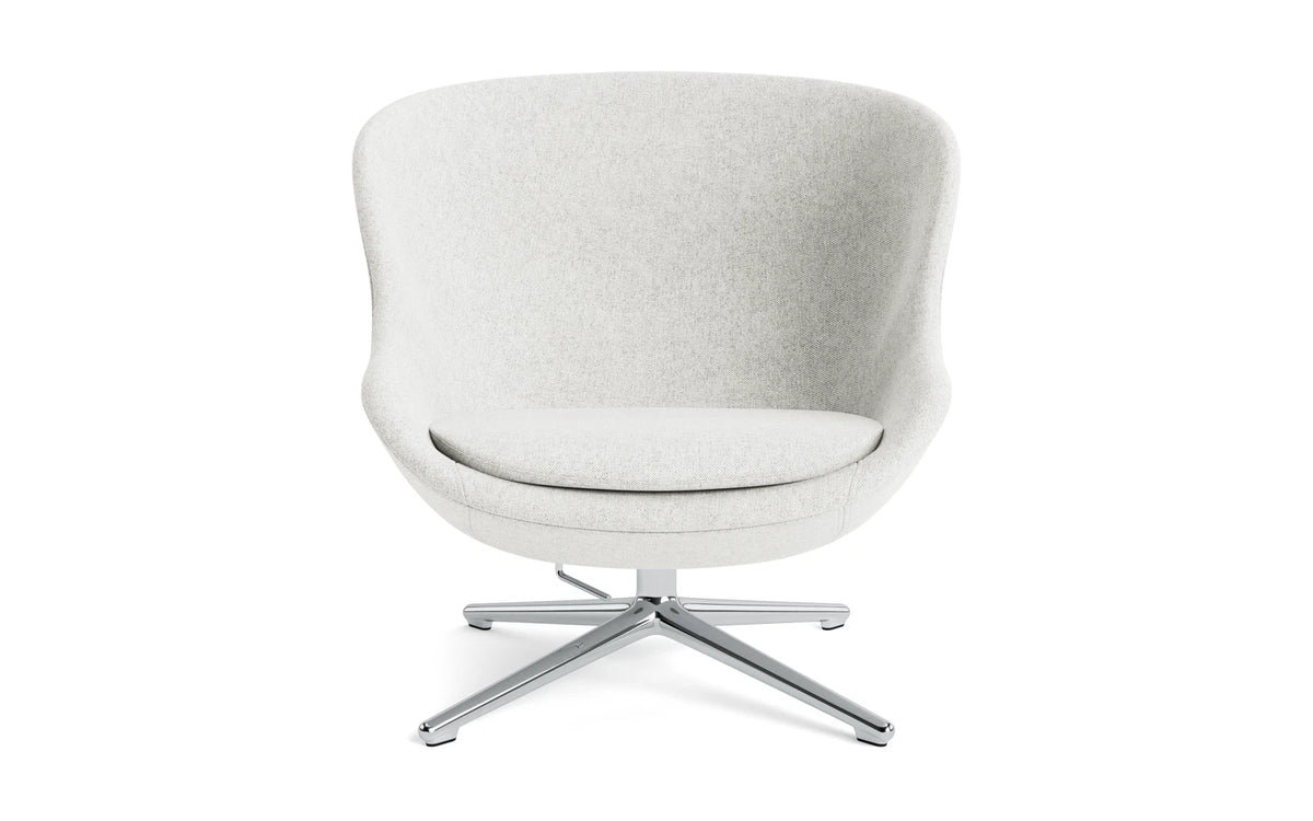 Hyg Lounge-Sessel Niedrig mit Drehgestell Aluminium Tilt Hallingdal in Hallingdal 110 präsentiert im Onlineshop von KAQTU Design AG. Drehsessel ist von Normann Copenhagen