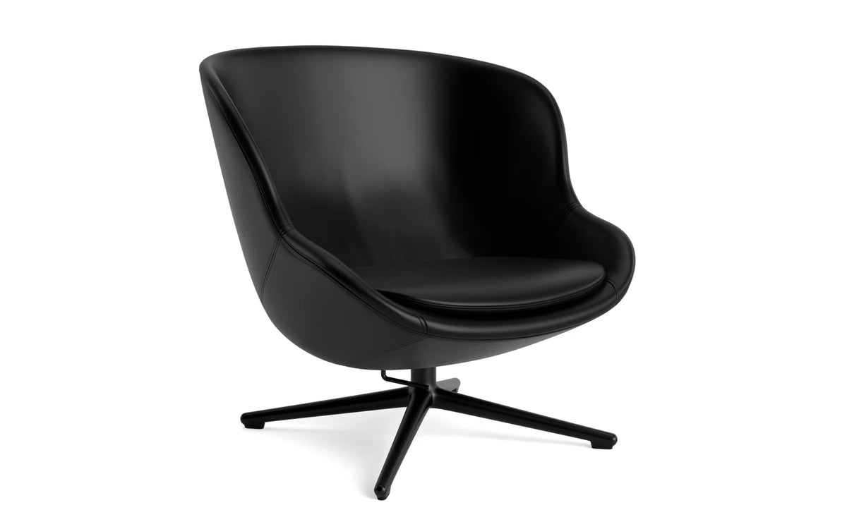 Hyg Lounge-Sessel Niedrig mit Drehgestell schwarzes Aluminium Tilt Ultra in Ultra 41599 präsentiert im Onlineshop von KAQTU Design AG. Drehsessel ist von Normann Copenhagen
