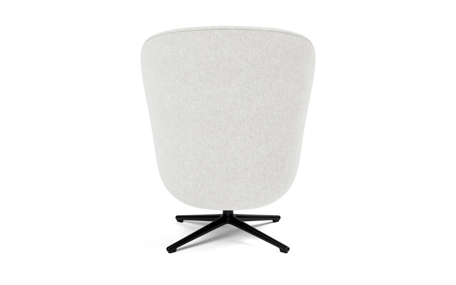 Hyg Lounge-Sessel Hoch mit Drehgestell schwarzes Aluminium Hallingdal in Hallingdal 110 präsentiert im Onlineshop von KAQTU Design AG. Sessel ist von Normann Copenhagen