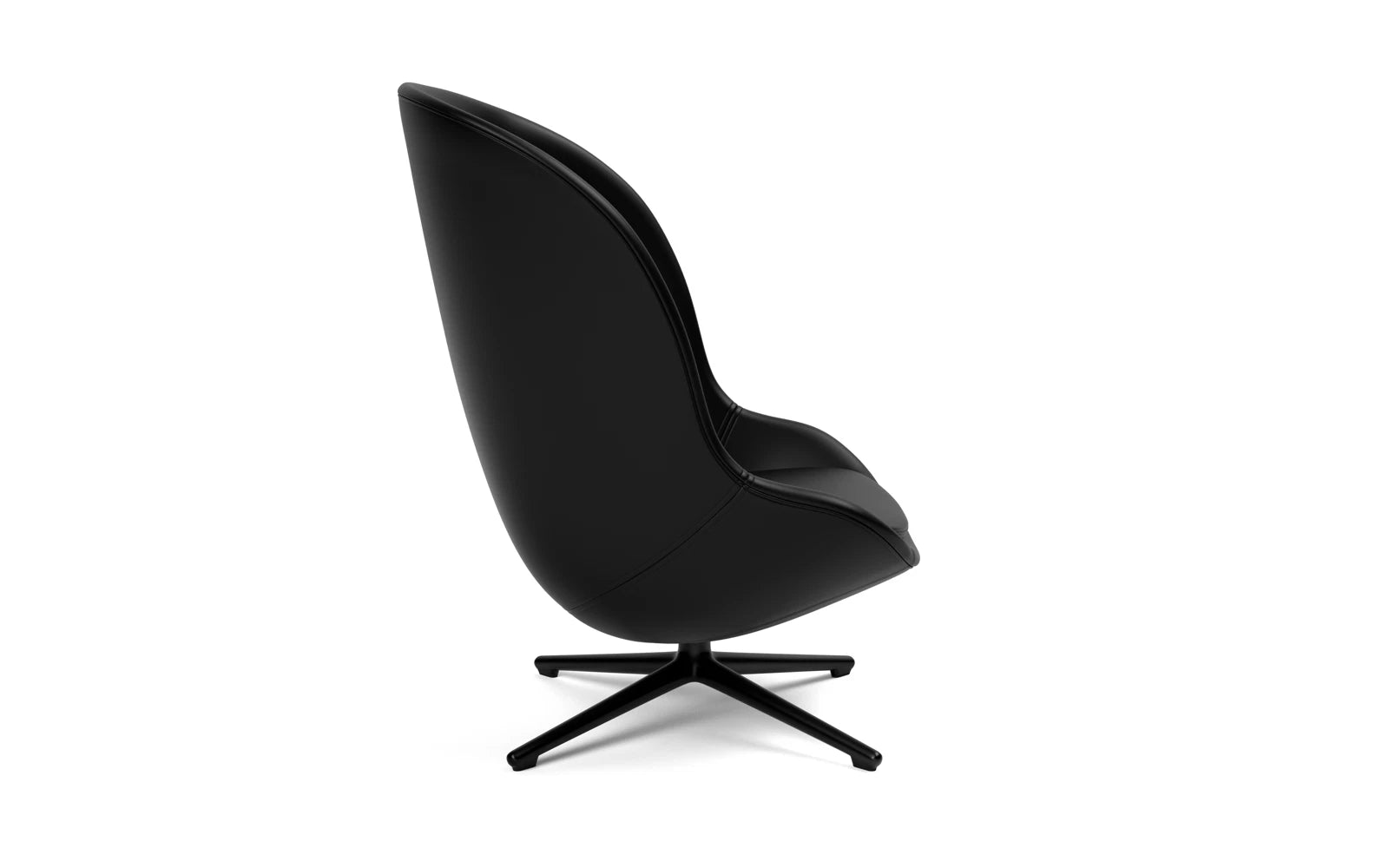 Der Hyg Lounge Drehsessel von Normann Copenhagen vereint Hygge, Komfort und stilvolles Design. Wählen Sie aus vielfältigen Stoff- und Lederoptionen.