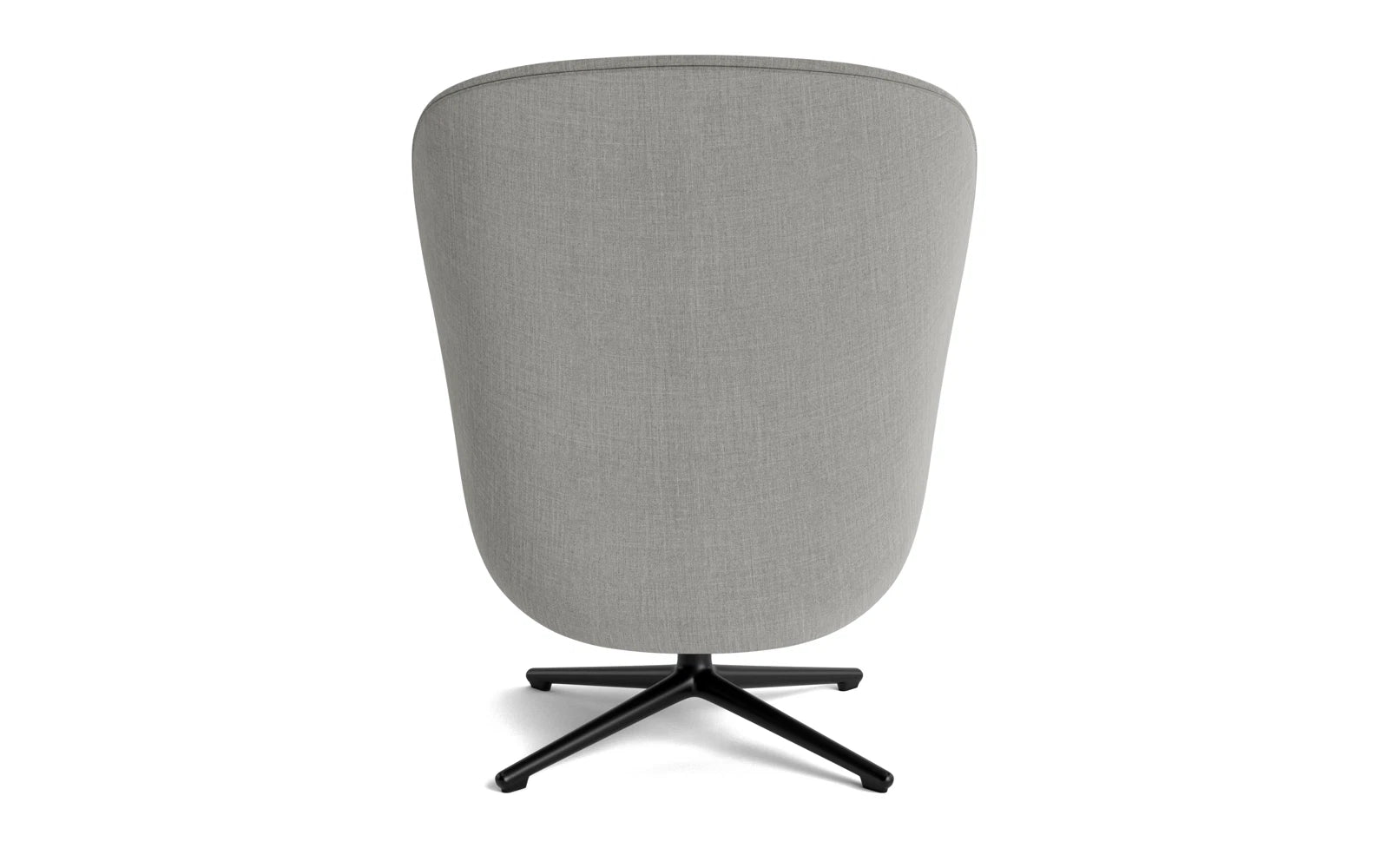 Hyg Lounge-Sessel Hoch mit Drehgestell schwarzes Aluminium Tilt Remix in Remix 133 präsentiert im Onlineshop von KAQTU Design AG. Sessel ist von Normann Copenhagen