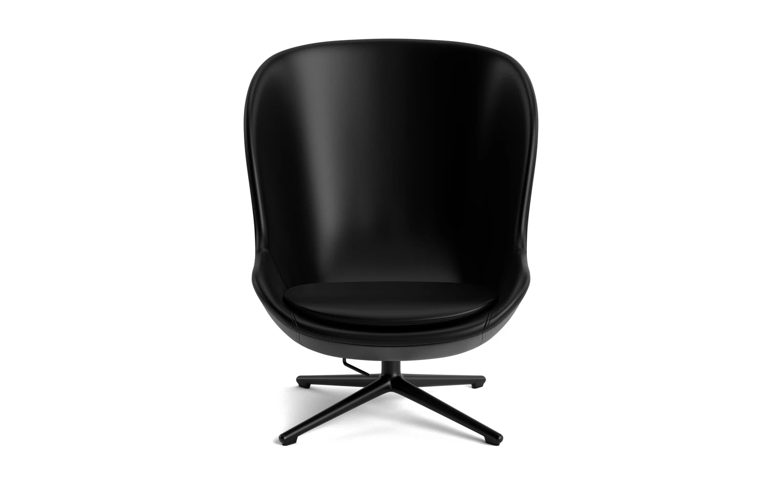 Hyg Lounge-Sessel Hoch mit Drehgestell schwarzes Aluminium Tilt Ultra in Ultra 41599 präsentiert im Onlineshop von KAQTU Design AG. Sessel ist von Normann Copenhagen