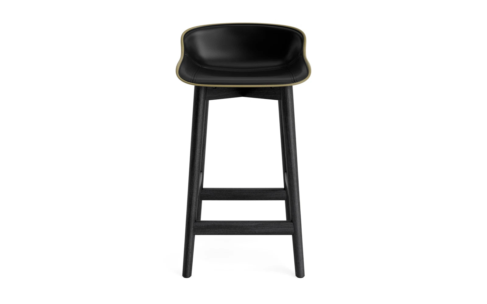 Hyg Barhocker 65 cm Polster Schwarze Eiche Olive/Ultra in Ultra 41599 präsentiert im Onlineshop von KAQTU Design AG. Barstuhl ist von Normann Copenhagen