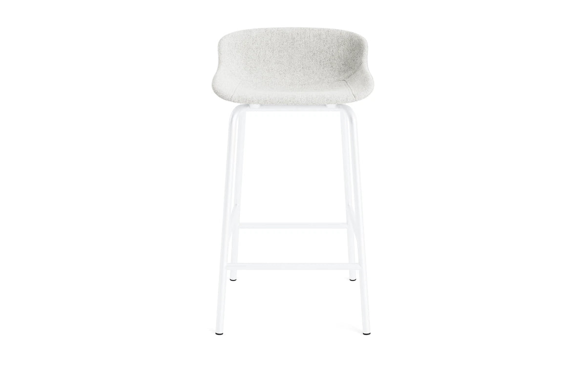 Hyg Barhocker 65 cm Vollpolster Stahl Weiss/Hallingdal in Hallingdal 110 präsentiert im Onlineshop von KAQTU Design AG. Barstuhl ist von Normann Copenhagen